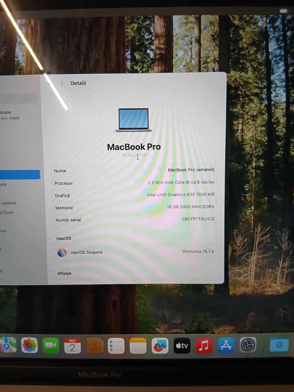 MacBook Pro I9 512SSD 16GB RAM