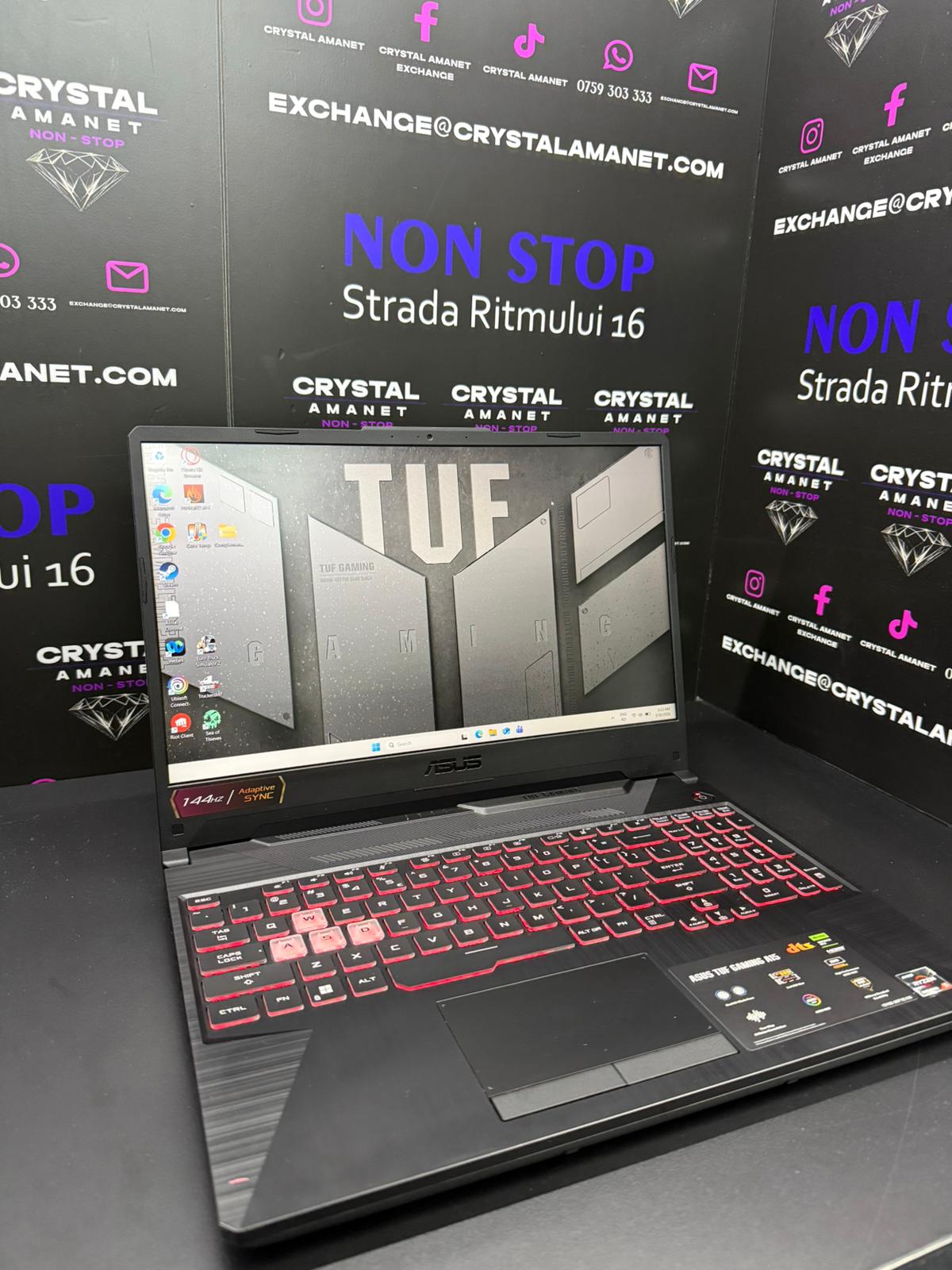Laptop ASUS TUF A15 - Ryzen 7535HS, RTX 3050, 16GB, SSD 512GB