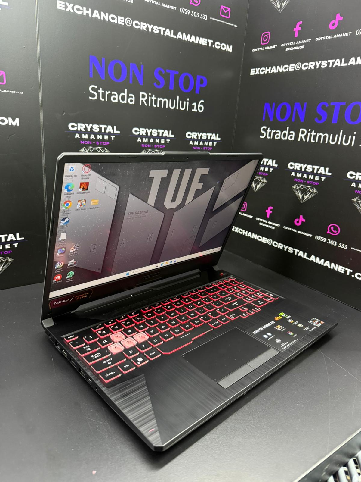 Laptop ASUS TUF A15 - Ryzen 7535HS, RTX 3050, 16GB, SSD 512GB