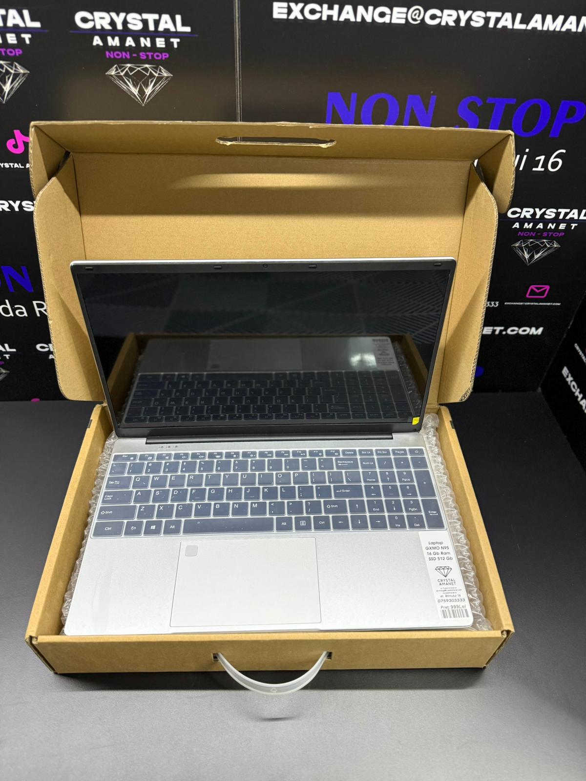 Laptop GXMO Intel N95, 16Gbram, SSD 512Gb
