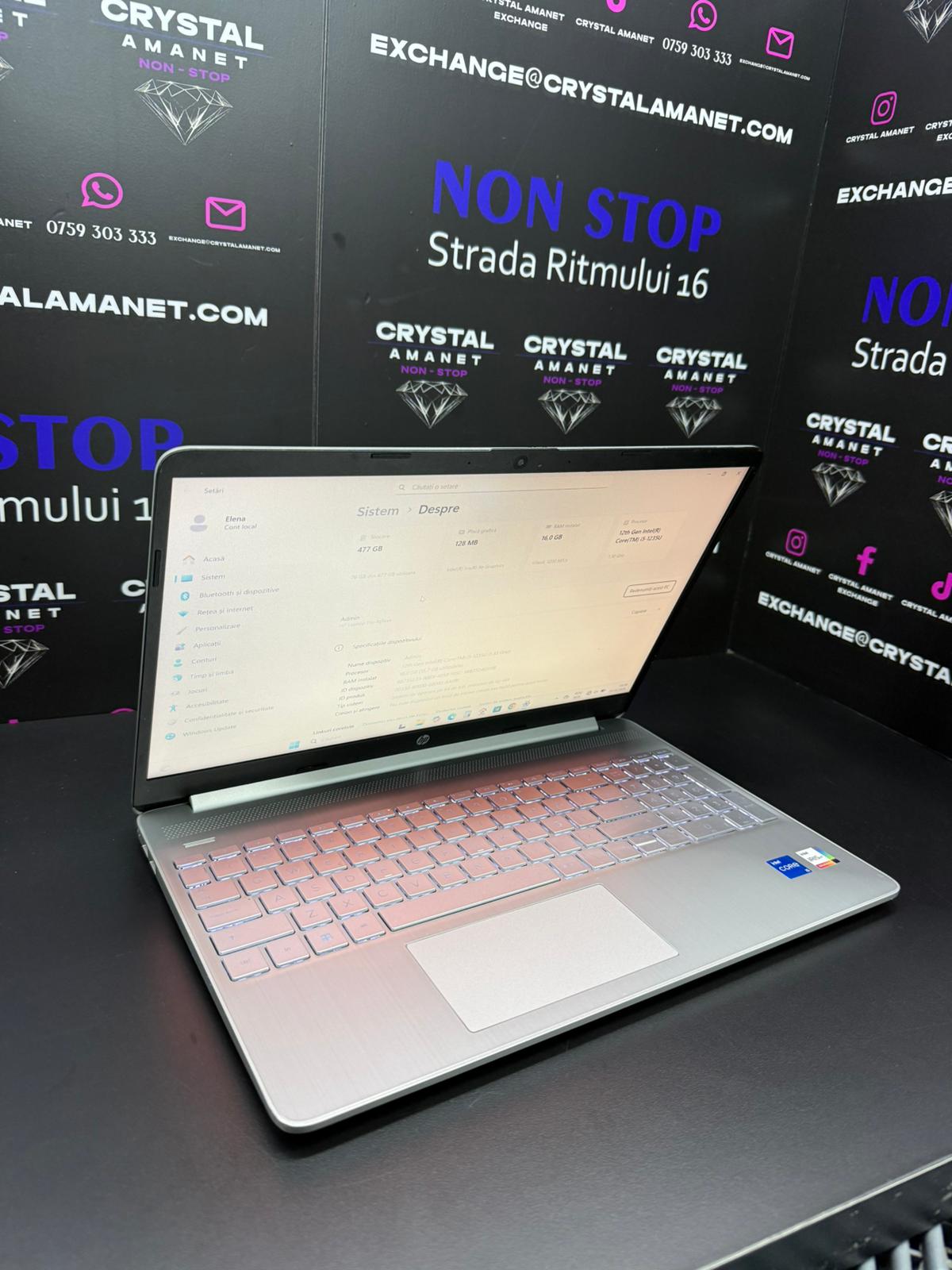 Laptop HP - i5 1235u, 16gb, 512Gbssd – Crystal Amanet