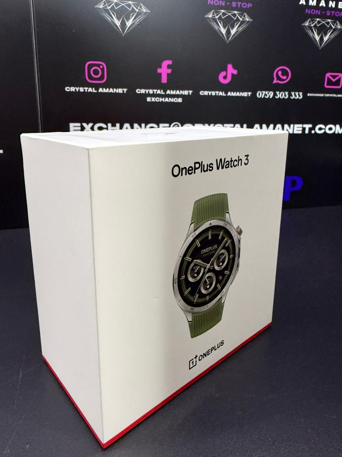 Smartwatch OnePlus Watch 3 46mm Emerald Green